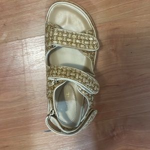 CHANEL Beige and Cream Sandal One (1) Sandal⭐️